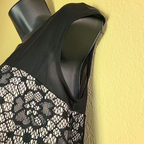 Enfocus Studio Drop Waist Lace Detailed Dress - Picture 3 of 8